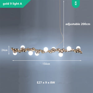 ChandeliersDecor.com-Kitchen Island-Globes Lustre Chandelier: Elegant and Radiant Lighting