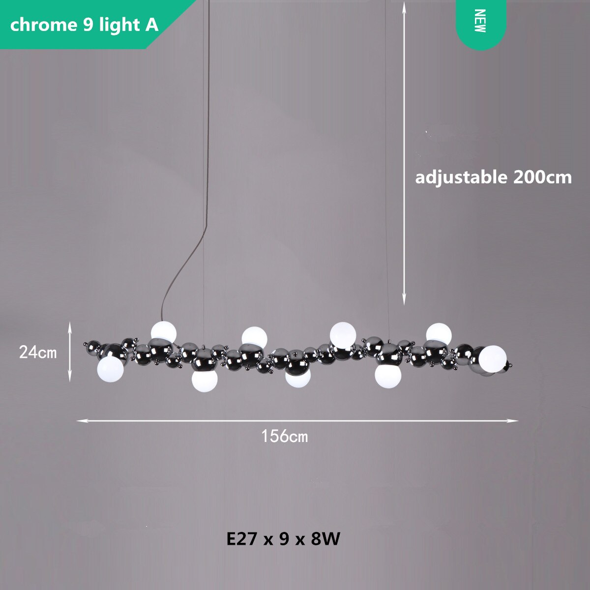 ChandeliersDecor.com-Kitchen Island-Globes Lustre Chandelier: Elegant and Radiant Lighting