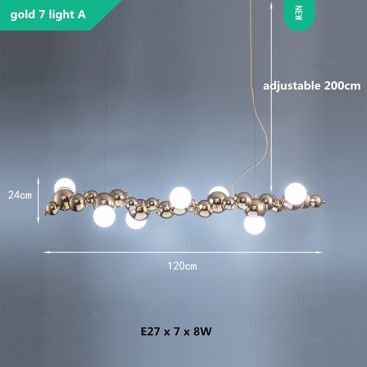 ChandeliersDecor.com-Kitchen Island-Globes Lustre Chandelier: Elegant and Radiant Lighting