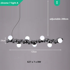 ChandeliersDecor.com-Kitchen Island-Globes Lustre Chandelier: Elegant and Radiant Lighting
