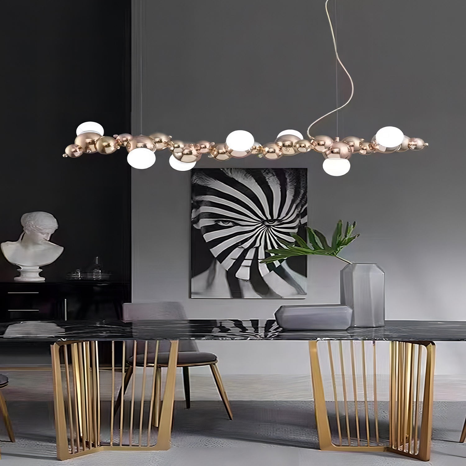 ChandeliersDecor.com-Kitchen Island-Globes Lustre Chandelier: Elegant and Radiant Lighting