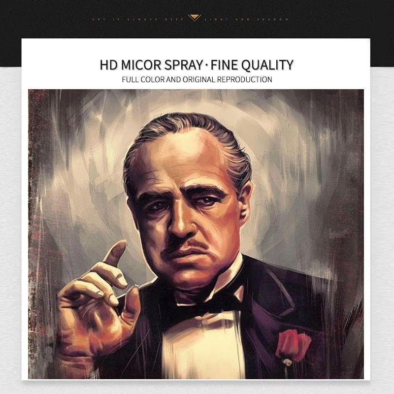 ChandeliersDecor.com-Godfather Wall Art-Godfather Poster - Classic Movie Memorabilia Limited Edition Wall Art