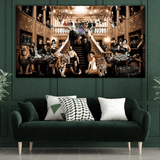 ChandeliersDecor.com-Godfather Wall Art-Godfather Scarface Character Canvas Wall Art