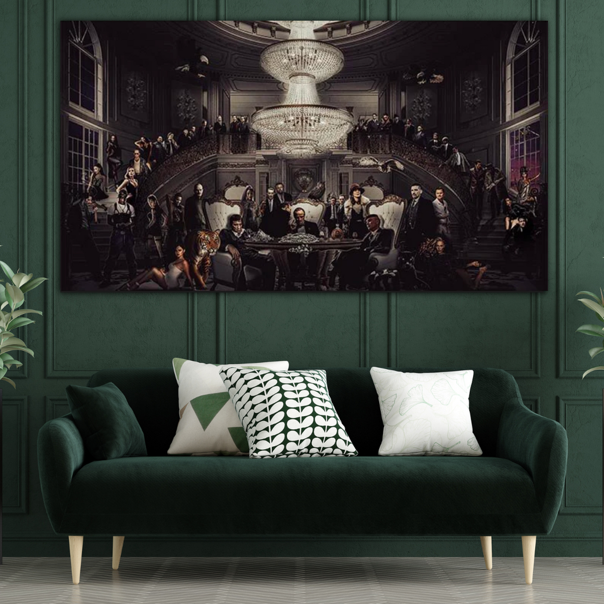 ChandeliersDecor.com-Godfather Wall Art-Godfather Scarface Character Canvas Wall Art