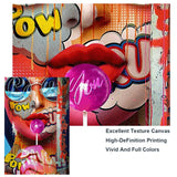 ChandeliersDecor.com-Wall Posters-Graffiti Art of Girls Canvas Wall Art