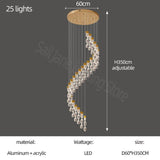 ChandeliersDecor.com-Staircase Chandelier-Grand Twirl Staircase Chandelier: Premium Lighting Solution