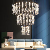 ChandeliersDecor.com-Staircase Chandelier-Grand Twirl Staircase Chandelier: Premium Lighting Solution