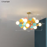 ChandeliersDecor.com-Ceiling Chandelier-Grape Design Glass Chandelier - Unique & Elegant Lighting