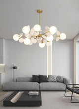 ChandeliersDecor.com-Ceiling Chandelier-Grape Design Glass Chandelier - Unique & Elegant Lighting