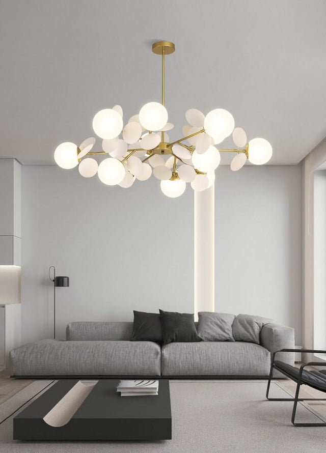 Grape Design Glass Chandelier - Unique & Elegant Lighting-ChandeliersDecor.com