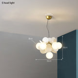 ChandeliersDecor.com-Ceiling Chandelier-Grape Design Glass Chandelier - Unique & Elegant Lighting