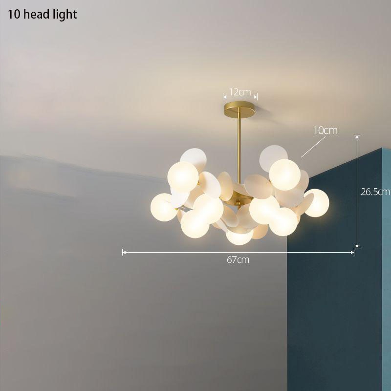 ChandeliersDecor.com-Ceiling Chandelier-Grape Design Glass Chandelier - Unique & Elegant Lighting