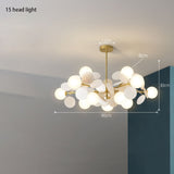 ChandeliersDecor.com-Ceiling Chandelier-Grape Design Glass Chandelier - Unique & Elegant Lighting