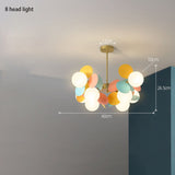 ChandeliersDecor.com-Ceiling Chandelier-Grape Design Glass Chandelier - Unique & Elegant Lighting