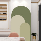 ChandeliersDecor.com-Green Arch Wall Decal - Vibrant Home Decor