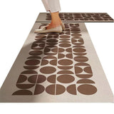 ChandeliersDecor.com-Rugs & Carpets-Hallway Circular Pattern Designer Rug: Elevate Your Entryway in Style