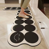 ChandeliersDecor.com-Rugs & Carpets-Hallway Circular Pattern Designer Rug: Elevate Your Entryway in Style