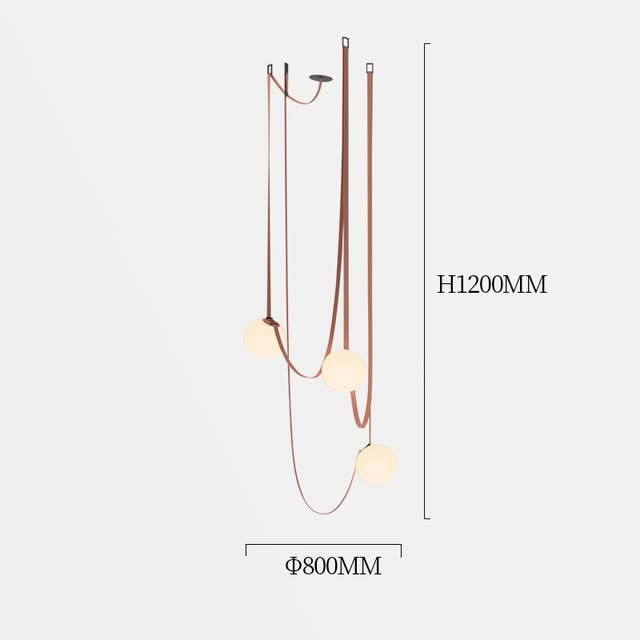 Hanging Belt Globes Chandelier-ChandeliersDecor.com