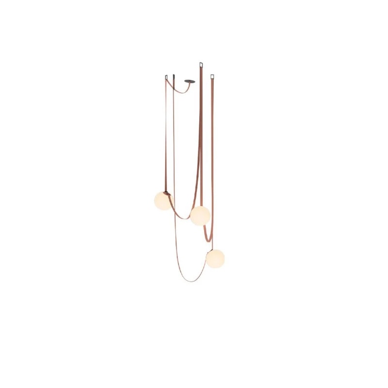 ChandeliersDecor.com-Staircase Chandelier-Hanging Belt Globes Chandelier