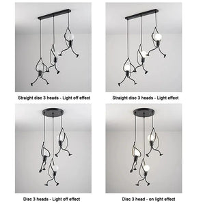 ChandeliersDecor.com-Kids Room Nursery Lighting-Hangman Climbing Pendant Lamp