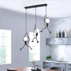 ChandeliersDecor.com-Kids Room Nursery Lighting-Hangman Climbing Pendant Lamp