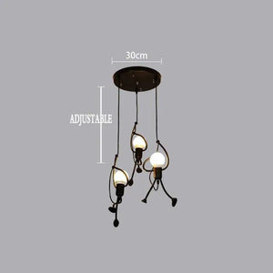 ChandeliersDecor.com-Kids Room Nursery Lighting-Hangman Climbing Pendant Lamp
