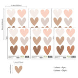 ChandeliersDecor.com-Home Decor Decals-Heart and Butterfly Wall Stickers for Kids Room and Nursery