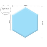 ChandeliersDecor.com-Padded Walls-Hexagonal Acoustic Wall Panels for Living Room and Kids Room