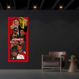 ChandeliersDecor.com-Musicians Wall Art-Hip Hop Old School 2Pac Biggie Smalls Canvas Wall Art