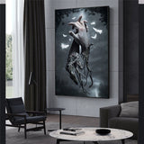 ChandeliersDecor.com-Wall Posters-Holding Hands Root Inspiration Artwork Canvas Wall Art