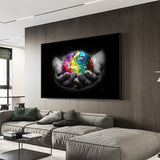 ChandeliersDecor.com-Wall Posters-Holding The Earth Canvas Wall Art