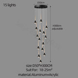 ChandeliersDecor.com-Staircase Chandelier-Hollow High Chandelier Light