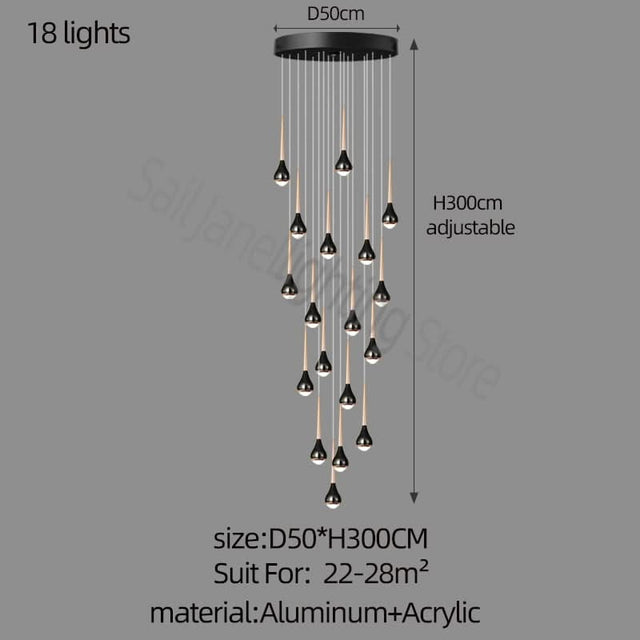 Hollow High Chandelier Light-ChandeliersDecor.com