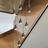 ChandeliersDecor.com-Staircase Chandelier-Hollow High Chandelier Light