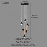 ChandeliersDecor.com-Staircase Chandelier-Hollow High Chandelier Light