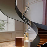 ChandeliersDecor.com-Staircase Chandelier-Hollow High Chandelier Light