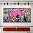 ChandeliersDecor.com-Wall Posters-Hollywood Legends - Love Is The Answer Canvas Wall Art