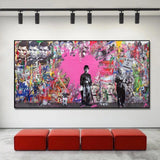 ChandeliersDecor.com-Wall Posters-Hollywood Legends - Love Is The Answer Canvas Wall Art