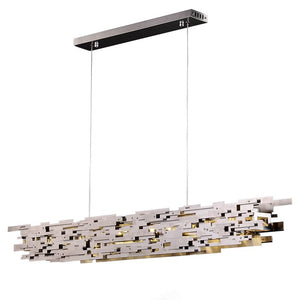 ChandeliersDecor.com-Kitchen Island-Honeycomb Chandelier - Elegant Lighting Fixture