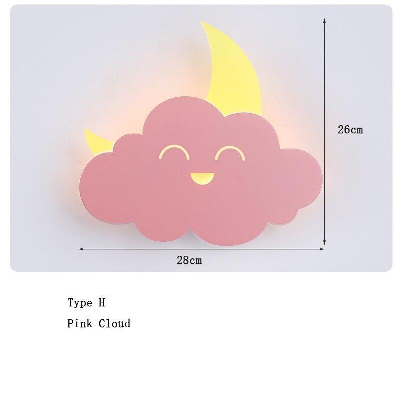 ChandeliersDecor.com-Kids Room Nursery Lighting-Hot Air Balloon Cloud Wall Light | Kids Room Hot Air Balloon Cloud Wall Light