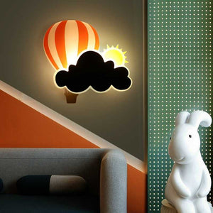 ChandeliersDecor.com-Kids Room Nursery Lighting-Hot Air Balloon Cloud Wall Light | Kids Room Hot Air Balloon Cloud Wall Light