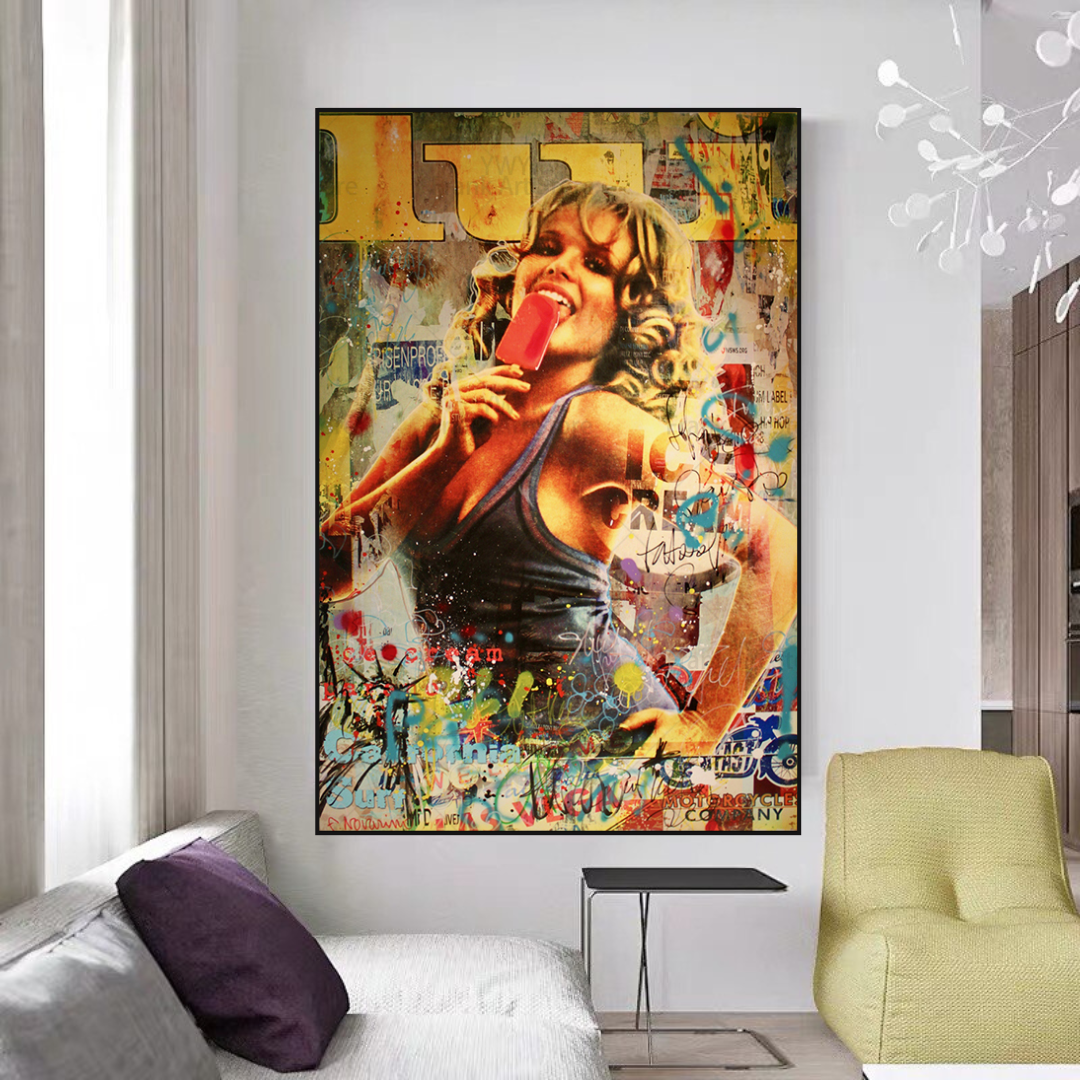 ChandeliersDecor.com-Wall Posters-Ice Cream Parano Wall Art: A Delightful Treat for Your Walls