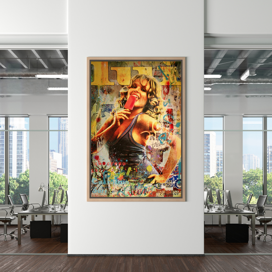 ChandeliersDecor.com-Wall Posters-Ice Cream Parano Wall Art: A Delightful Treat for Your Walls