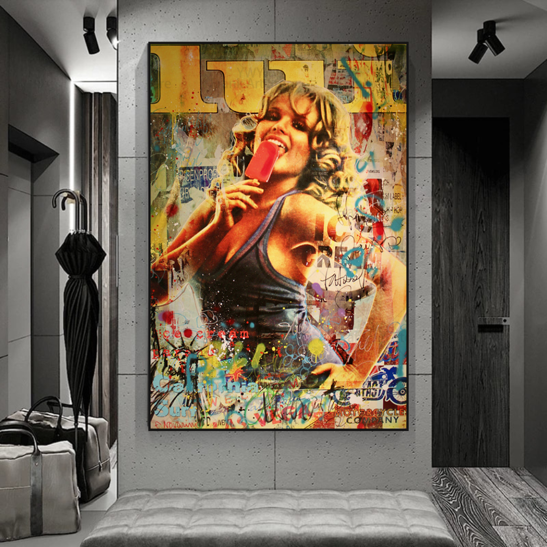 ChandeliersDecor.com-Wall Posters-Ice Cream Parano Wall Art: A Delightful Treat for Your Walls