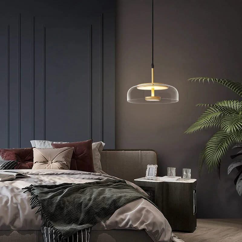 Illuminate Your Space with LED Glass Bowl Pendant-ChandeliersDecor.com