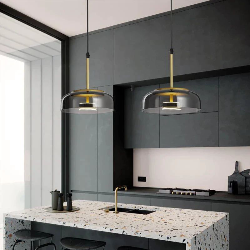 ChandeliersDecor.com-Pendant Lights-Illuminate Your Space with LED Glass Bowl Pendant