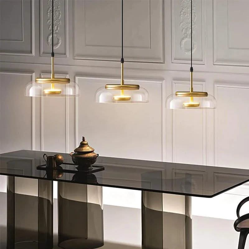 Illuminate Your Space with LED Glass Bowl Pendant-ChandeliersDecor.com