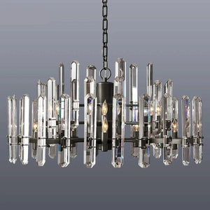 ChandeliersDecor.com-Ceiling Chandelier-Illuminate Your Space with the K9 Crystal Brass Metal Chrome Black Chandelier