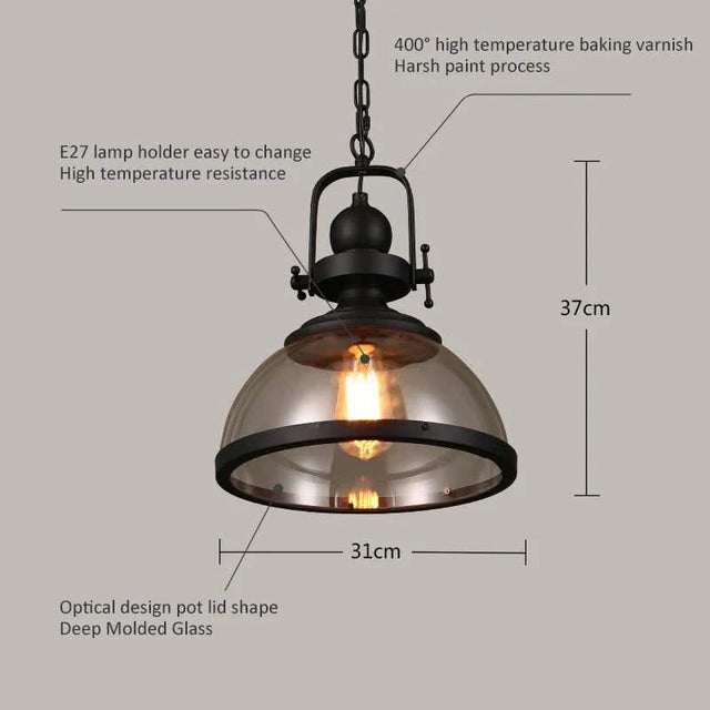 Illuminate Your Space with Vintage Charm – Iron LED Pendant Lights-ChandeliersDecor.com