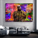 ChandeliersDecor.com-Musicians Wall Art-Illuminating Biggie Smalls Poster - Authentic & Vibrant